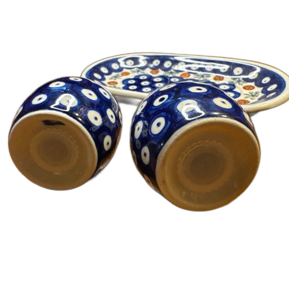 Polish pottery salt